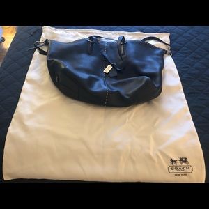 Coach leather duffel bag